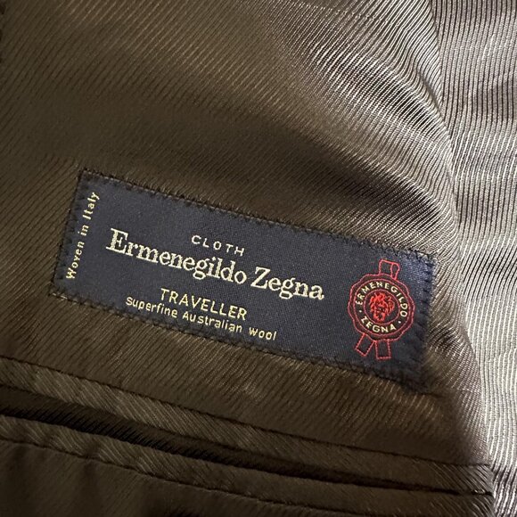 Ermenegildo Zegna Traveller Blazer Men Size US 34L EUR 44L Austrian Wool Italy - Picture 7 of 13